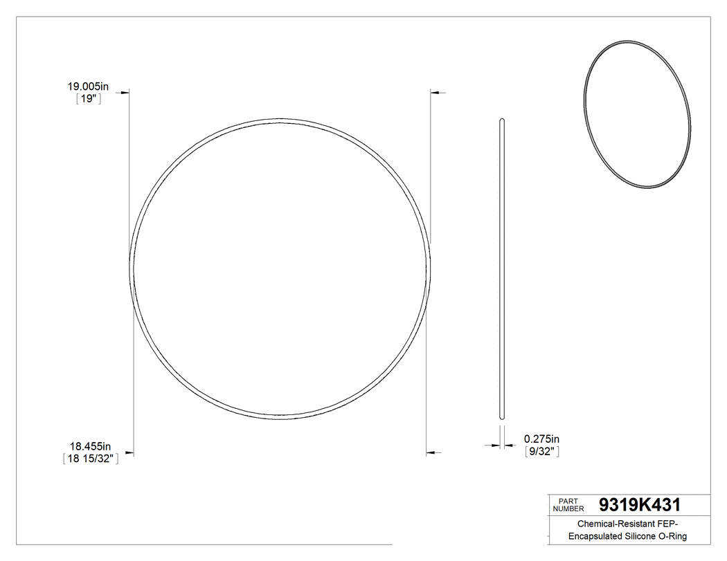 Technical drawing - 9319K431